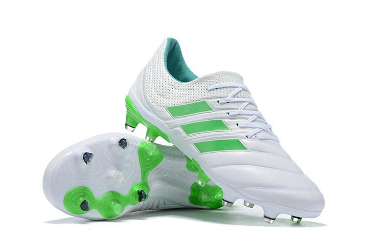 New Adidas Copa 19 + FG Exhibit Soccer Cleats Shoes Bright Green White