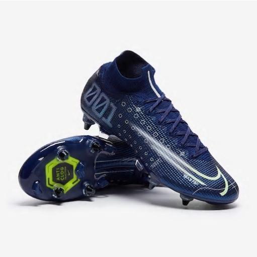 Nike Mercurial Superfly VII Elite SG-PRO AC Soccers Cleats Shoes Dark Blue