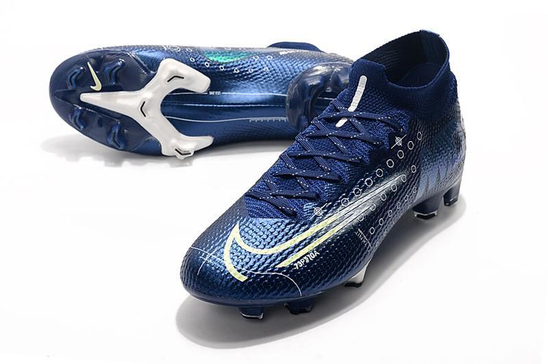 New Nike Dream Speed 13 Mercurial Superfly 7 Elite Flyknit 360 Soccer Cleats Shoes Dark Blue