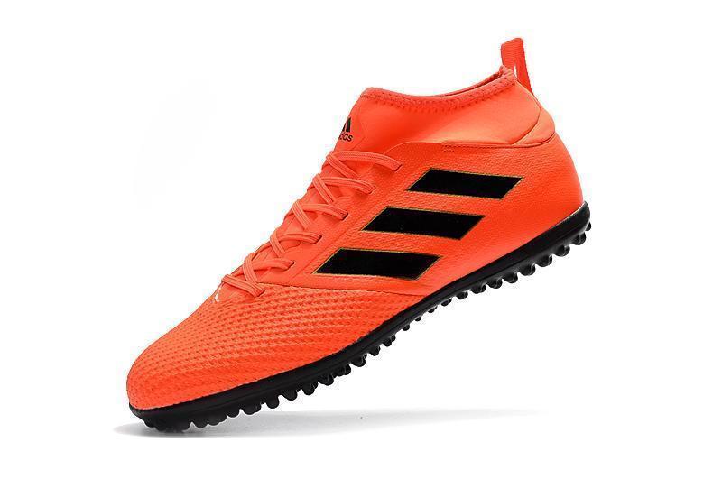 Adidas ACE TF Super Soccer Cleats Shoes Orange Black