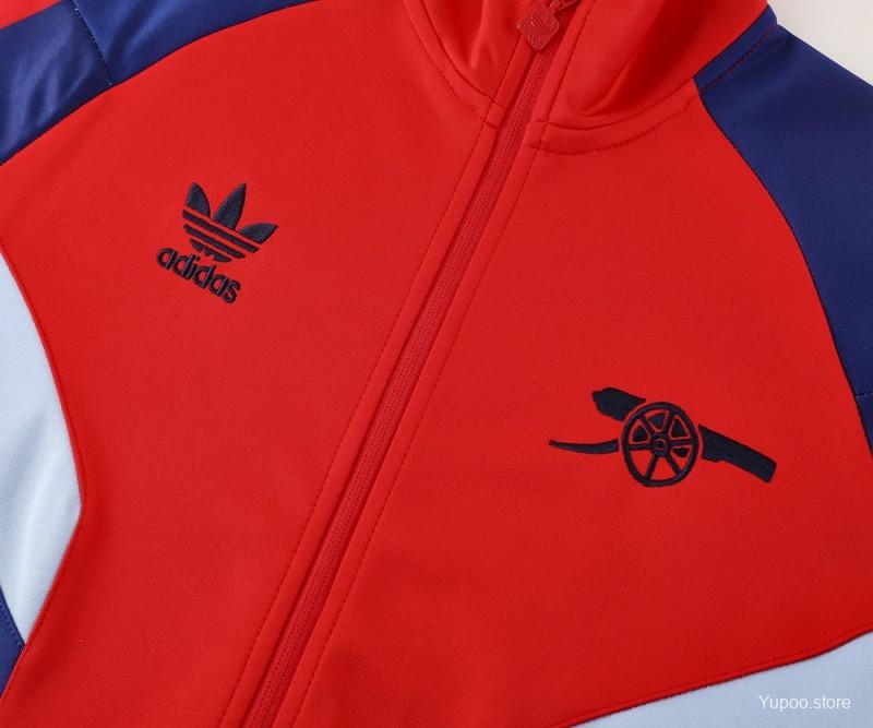 Conjunto de Treino Arsenal 2024-25 - Casaco sem Capuz