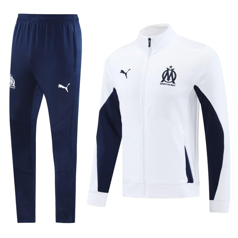 Conjunto de Treino Olympique Marselha 2024-25 - Casaco sem Capuz