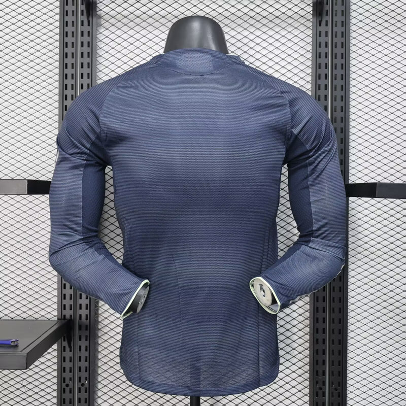 Camisola Manga Comprida Real Madrid CF 2025-26 Away Escura Versão Jogador