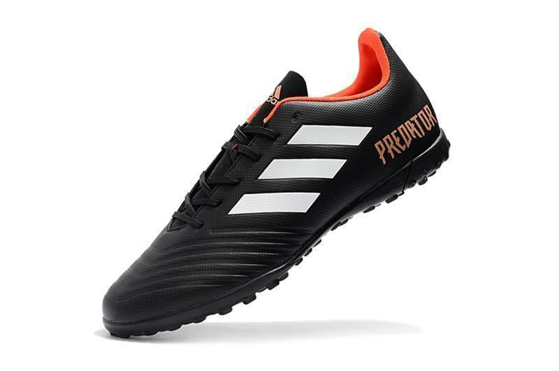 New Adidas Predator Accelerator TF Soccer Cleats Shoes Black White Orange