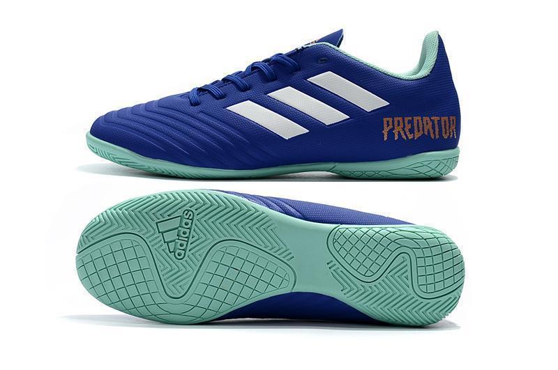 New Adidas Predator Tango 18.4 TF Soccer Cleats Shoes Blue White Skyblue Orange