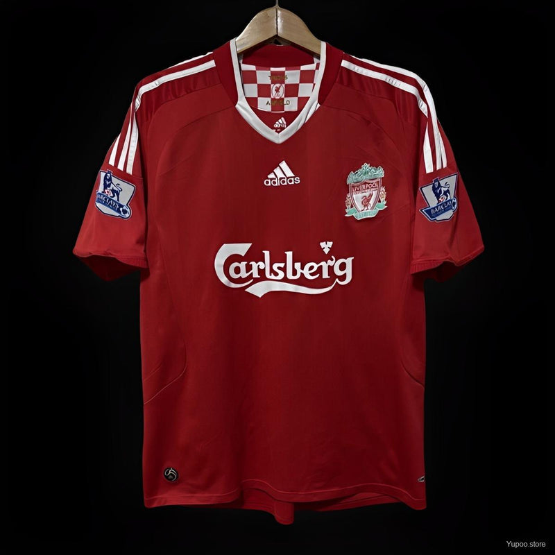 Camisola Retrô Liverpool 2009-10 - Home