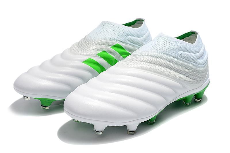 Adidas Copa 19+ FG Soccer Cleats Shoes White Green