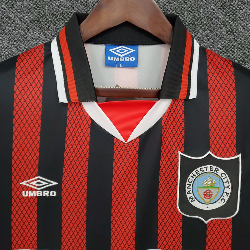 Camisola Retrô Manchester City 1995-96 Away