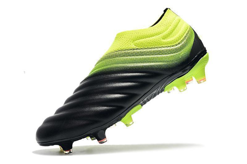 Adidas Copa 19+ FG Soccer Cleats Shoes Black Yellow Green