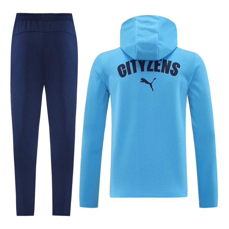 Conjunto de Treino Manchester City 2025-26 - Casaco com Capuz
