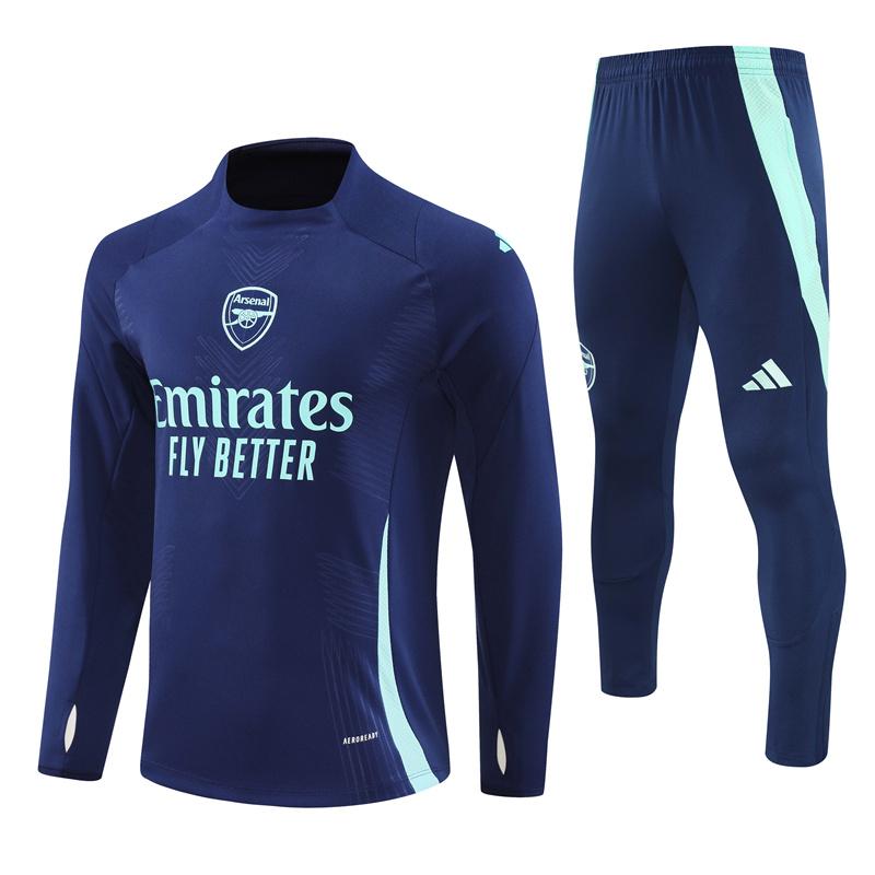 Conjunto de Treino Arsenal 2024-25 - Casaco sem Capuz