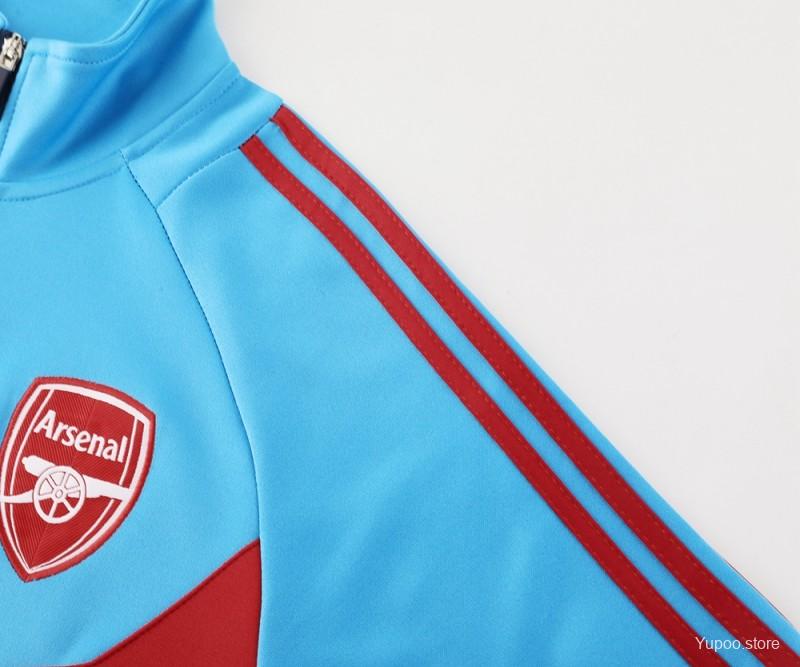 Conjunto de Treino Arsenal 2024-25 - Casaco sem Capuz