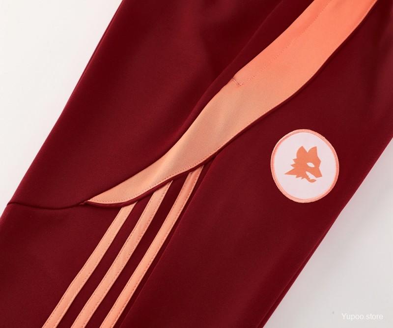 Conjunto de Treino AS Roma 2024-25 - Casaco sem Capuz