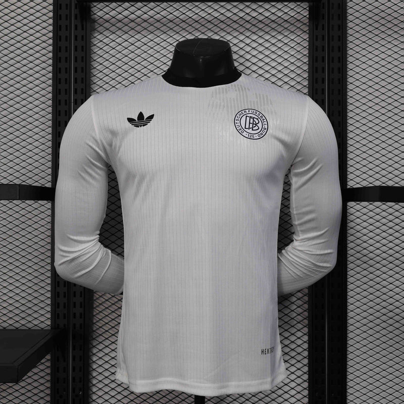 Camisola Manga Comprida Alemanha 2025 Edição Especial 125º Aniversário Versão Jogador