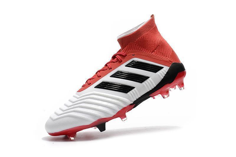 Adidas Predator 18.1 FG Soccer Cleats Red White Black