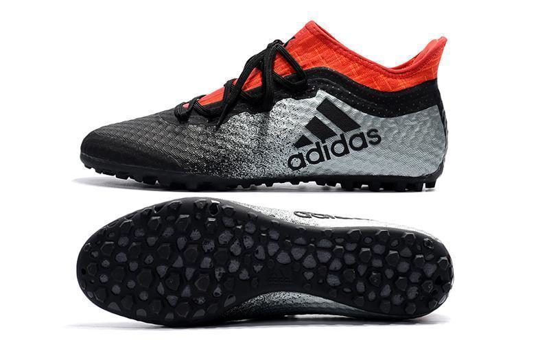 Adidas X Tango 16.1 Turf Soccer Cleats Grey Black Solar Red