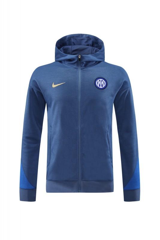 Conjunto de Treino Inter Milão 2024-25 - Casaco com Capuz
