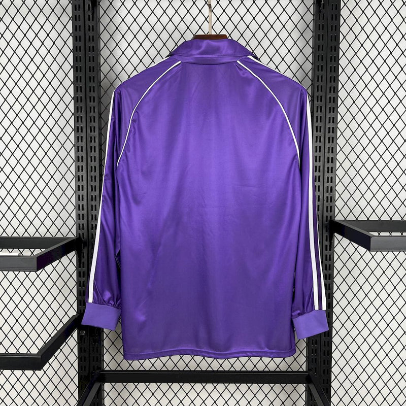 Camisola Retrô Manga Comprida Real Madrid 1984-85 - Away