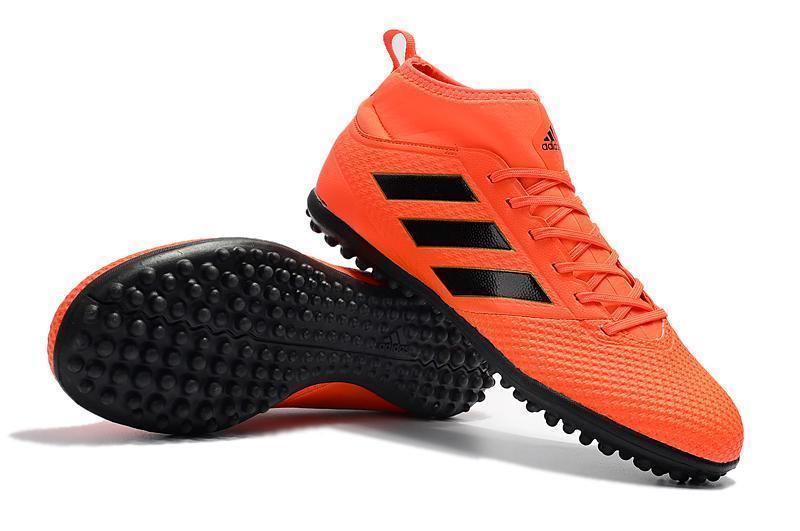 Adidas ACE TF Super Soccer Cleats Shoes Orange Black