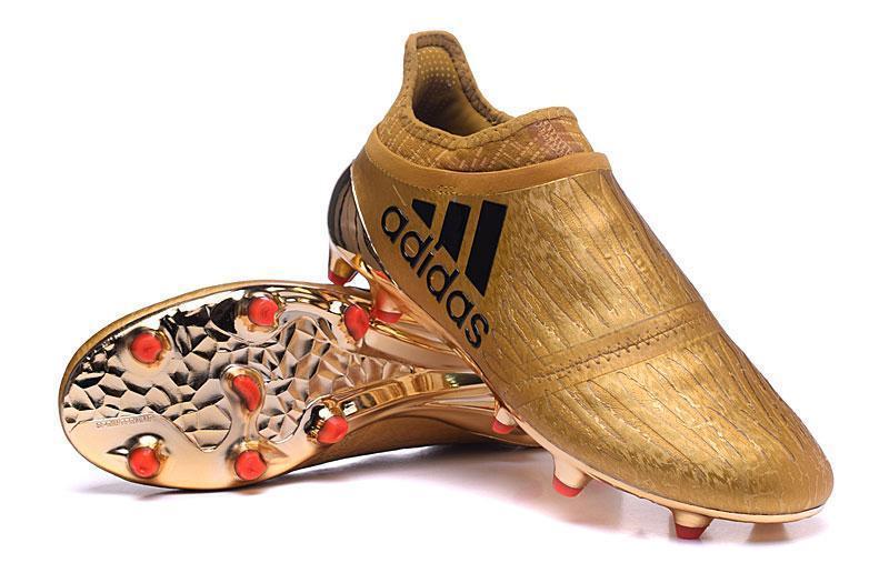 Adidas X 16+ Purechaos FG/AG Soccer Cleats Golden