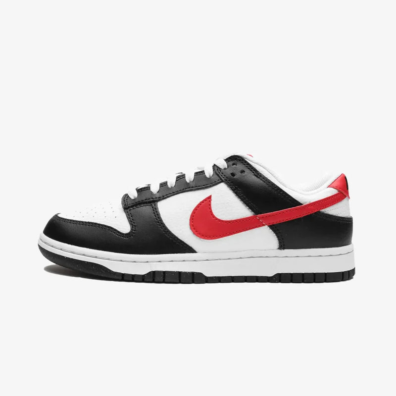NIKE DUNK LOW RED SWOOSH PANDA