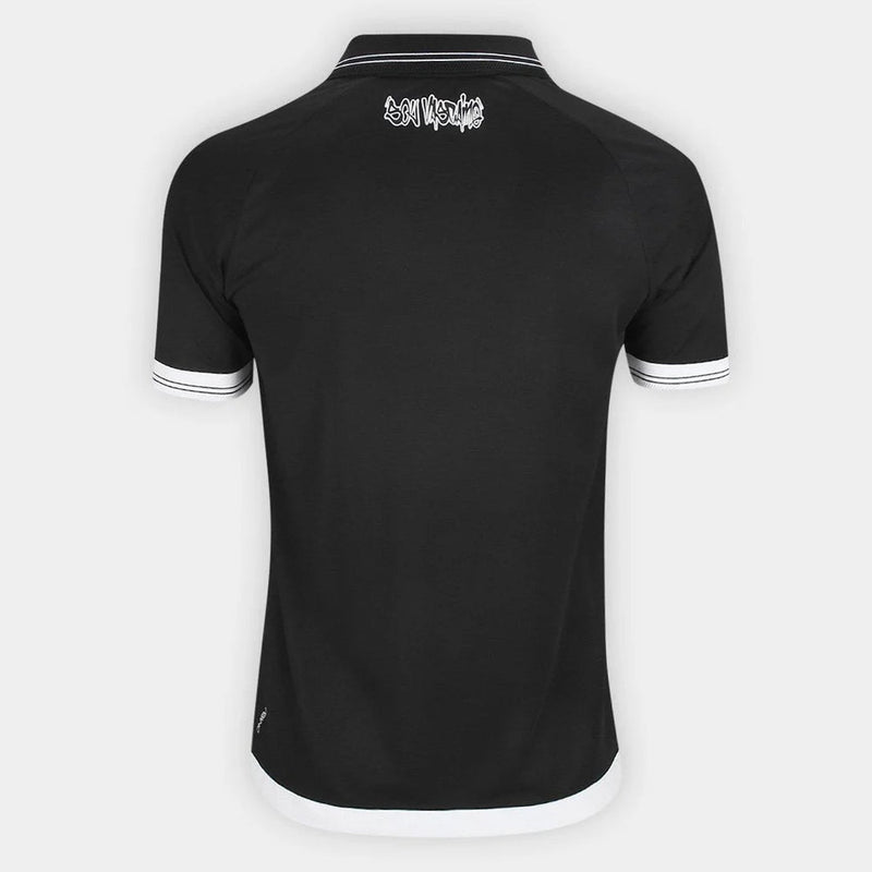 Camisa Vasco I 25/26 Masculino - Preto+Branco