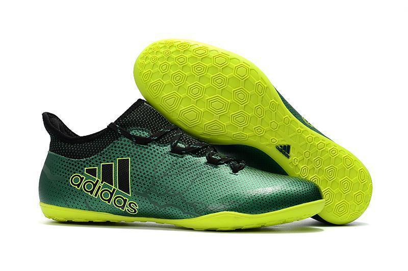 New Adidas X 17.1 TF Soccer Cleats Shoes Green Lime Black