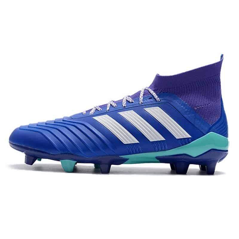 Adidas Predator 18.1 FG Soccer Cleats Purple Blue White turquoise