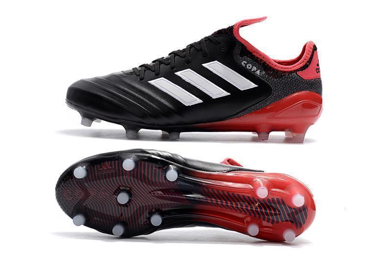 Adidas Copa 18.1 FG Soccer Cleats Black Red