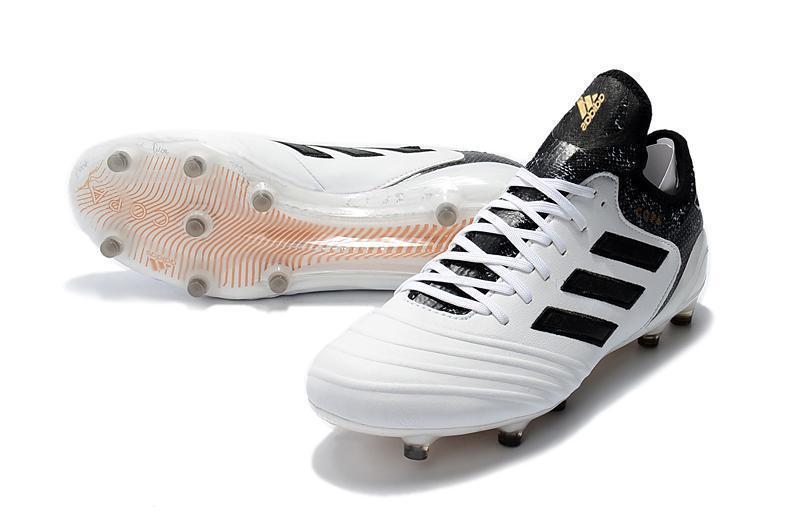 Adidas Copa 18.1 FG Soccer Cleats White Black