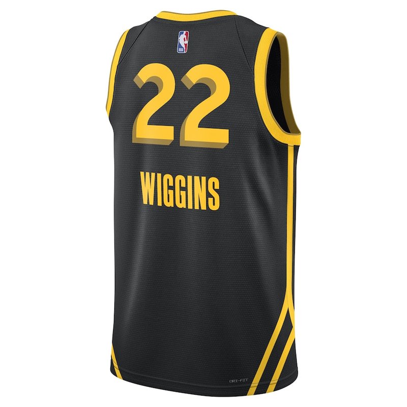 Andrew Wiggins Golden State Warriors Unisex 23/24 NBA Jersey - Black - City Edition