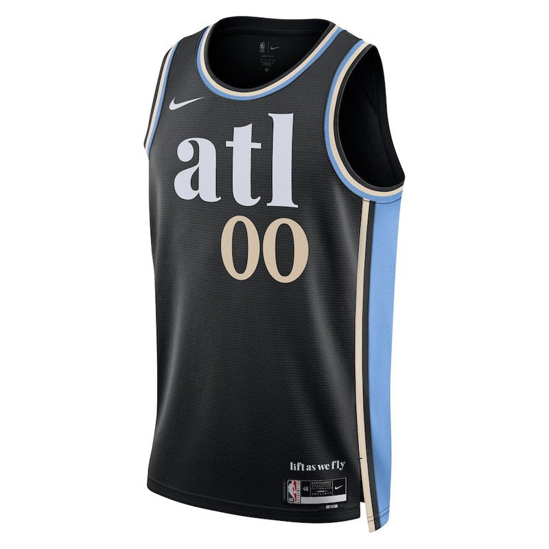 Atlanta Hawks Unisex 23/24 NBA Jersey - Black - City Edition