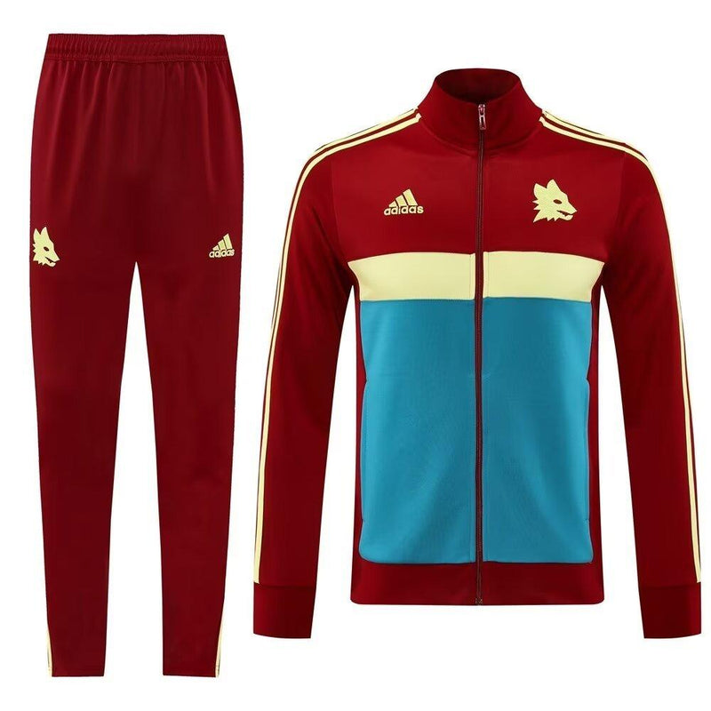 Conjunto de Treino AS Roma 2024-25 - Casaco sem Capuz