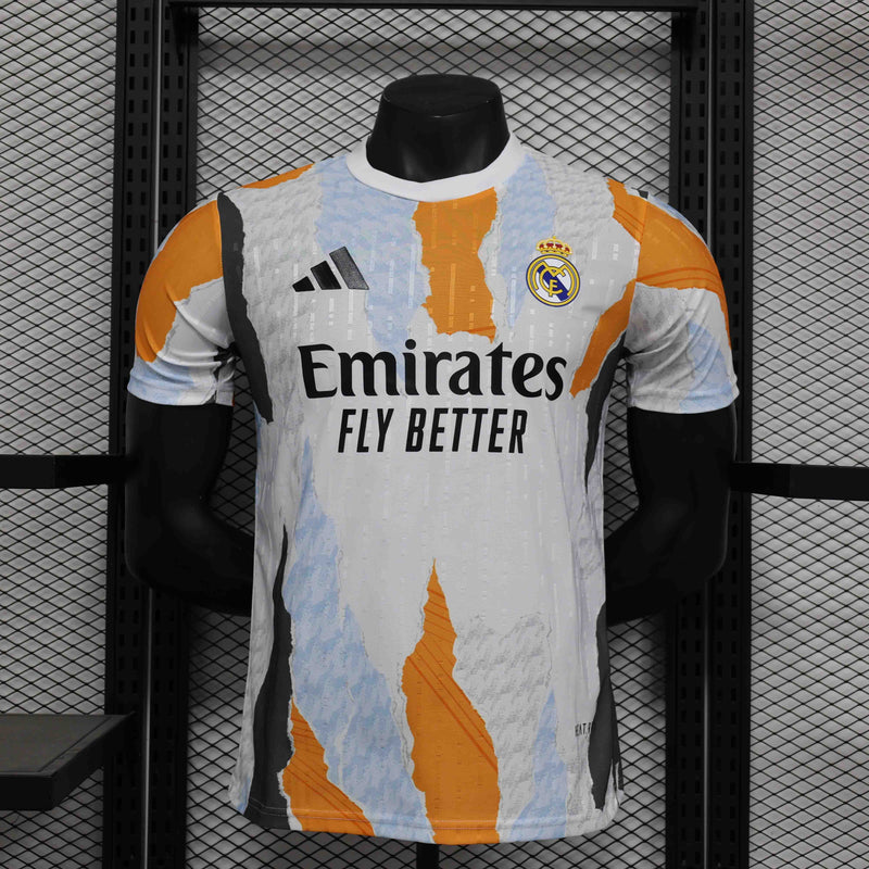 Camisola Real Madrid CF 2024-25 Pre-Match Versão Jogador