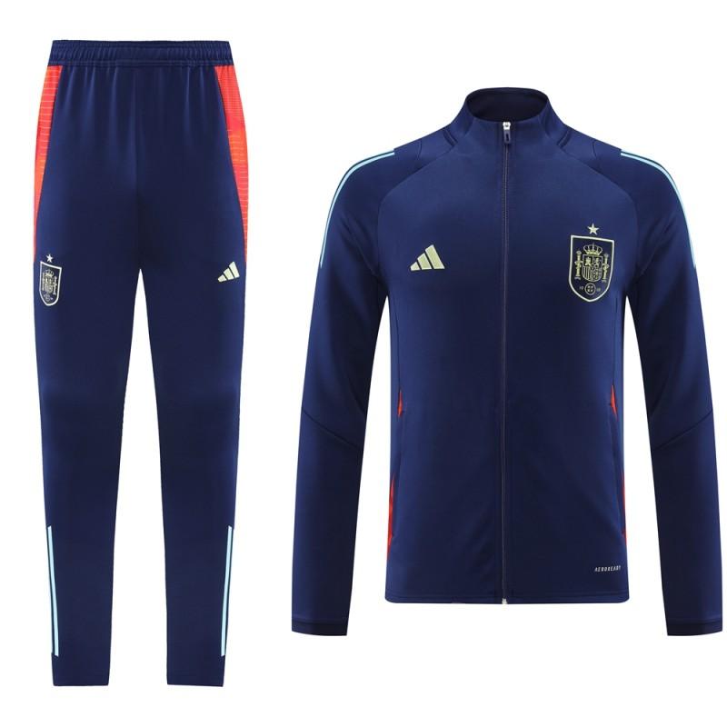 Conjunto de Treino Espanha 2024 - Casaco sem Capuz