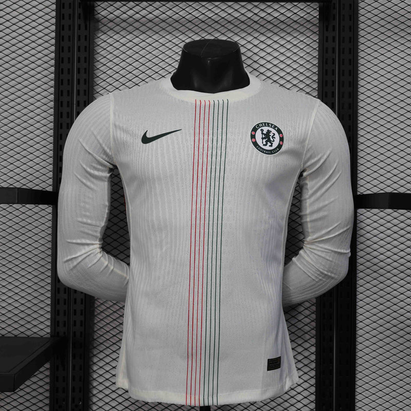 Camisola Manga Comprida Chelsea 2025-26 Away Versão Jogador