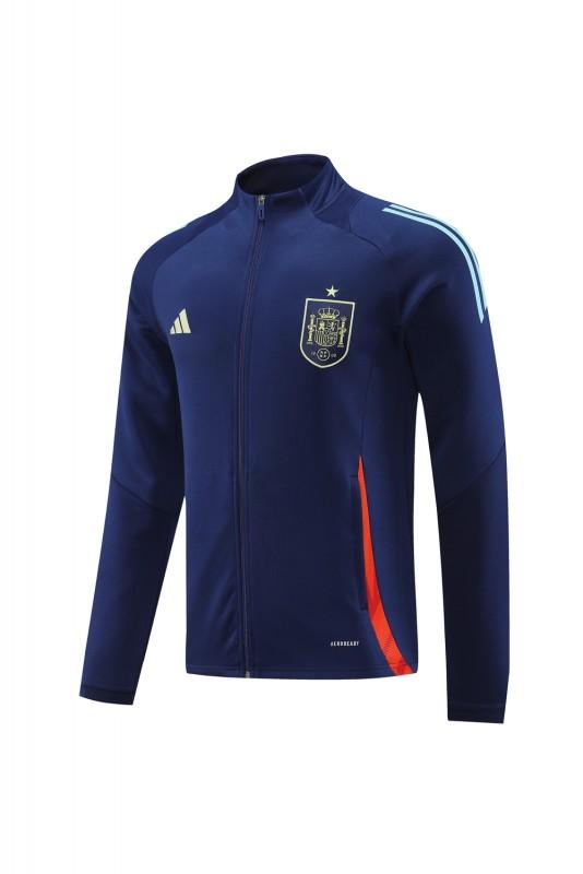 Conjunto de Treino Espanha 2024 - Casaco sem Capuz