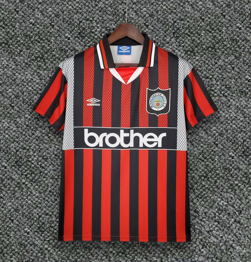 Camisola Retrô Manchester City 1995-96 Away