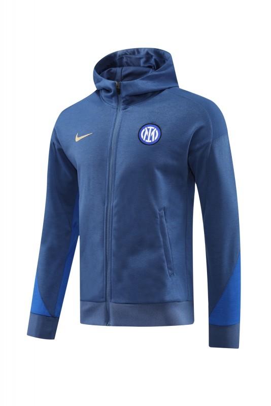 Conjunto de Treino Inter Milão 2024-25 - Casaco com Capuz