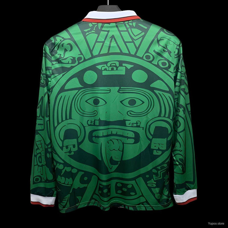 Camisola Retrô Manga Comprida México 1998 Home