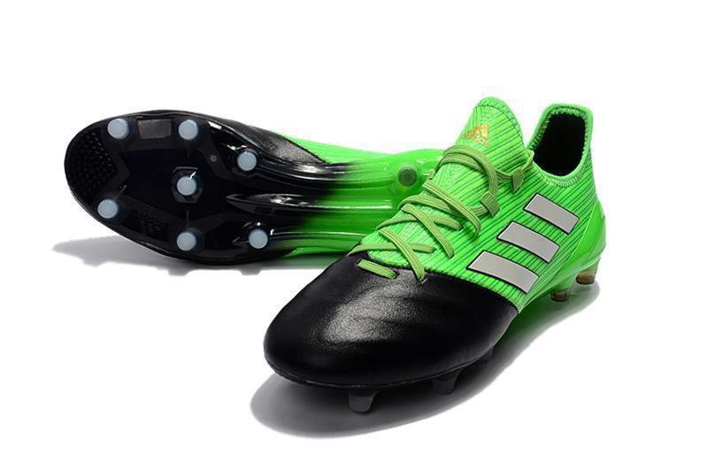 Adidas ACE 17.1 Primeknit Soccer Cleats Green Black White