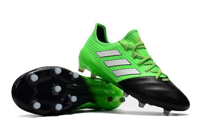 Adidas ACE 17.1 Primeknit Soccer Cleats Green Black White