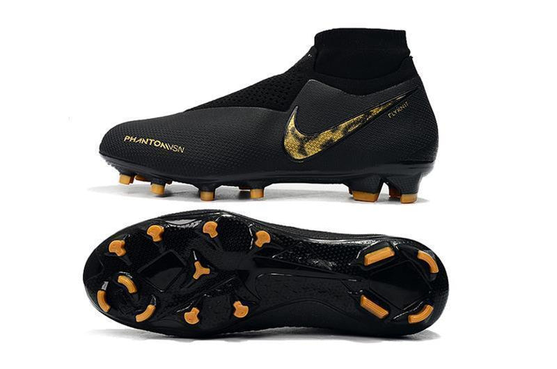 Nike Phantom Vision Elite DF FG Black Gold Ghost