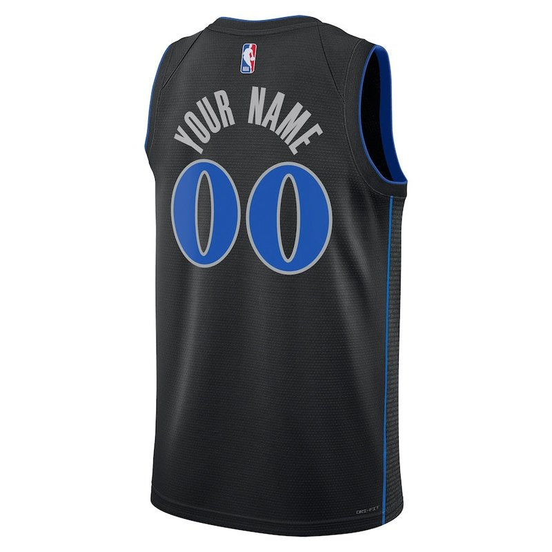 Dallas Mavericks Unisex 23/24 NBA Jersey - Black - City Edition