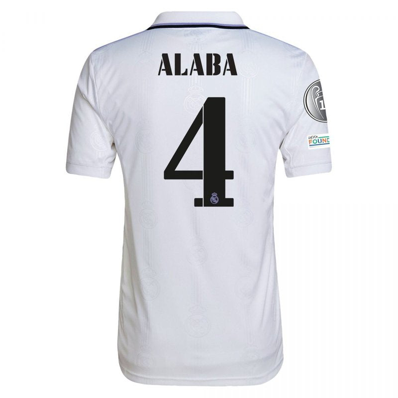 David Alaba Real Madrid 22/23 UCL I Home Jersey - Fan Version