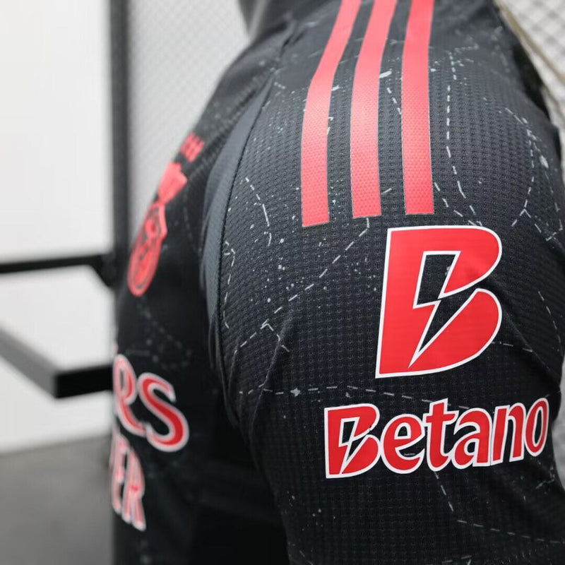 Camisola Benfica 2024-25 Away Preta Versão Jogador