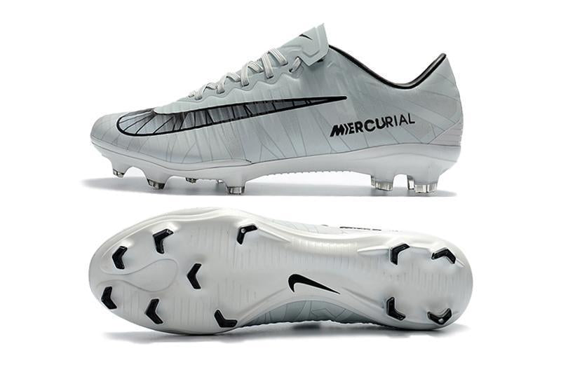 Nike Mercurial Vapor XI CR7 FG Soccer Cleats White Black