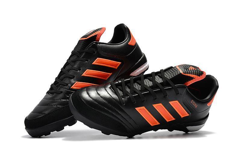 Adidas Copa Indoor Soccer Cleats Shoes Black Orange