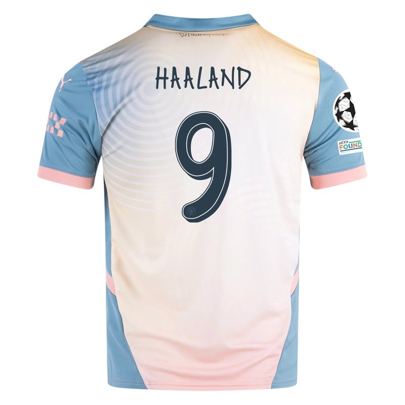 Erling Haaland Manchester City 24/25 IV Fourth UCL Jersey - Fan Version