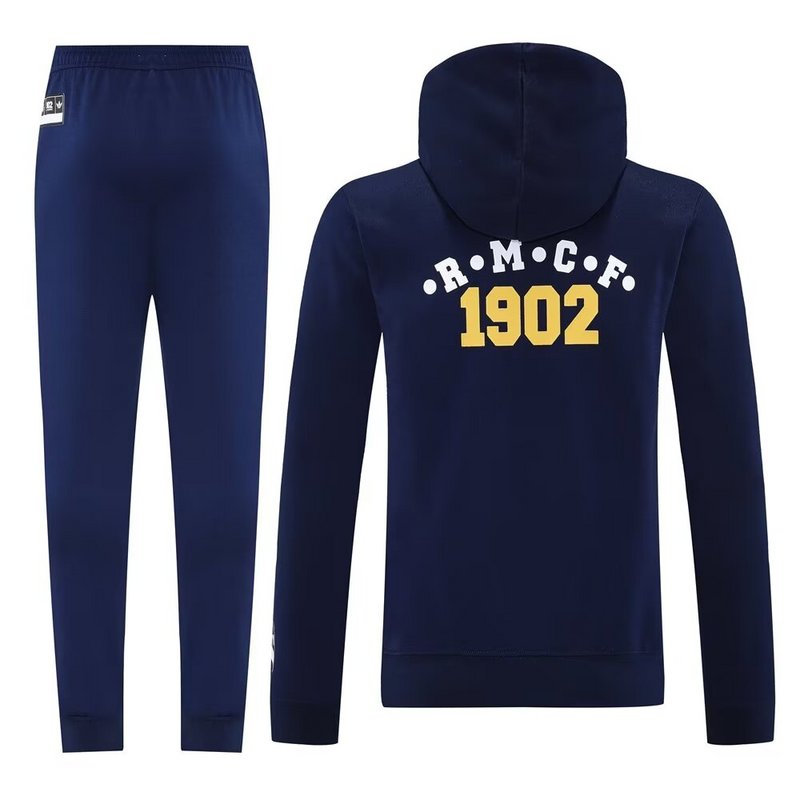 Conjunto de Treino Real Madrid 2025-26 - Casaco com Capuz